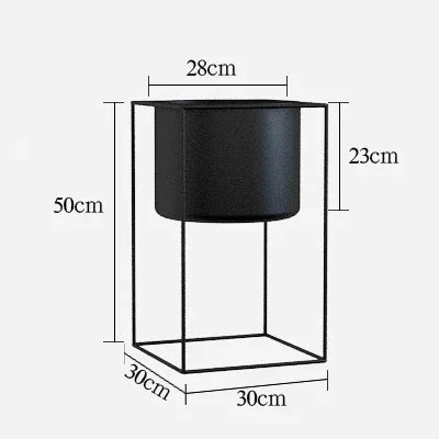 Cache Pot Pied Noir